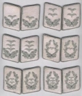 Luftwaffe Collar Tabs White Luftwaffe Collar Tabs White